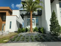 Refined residential landscape installation at a modern Central Florida home